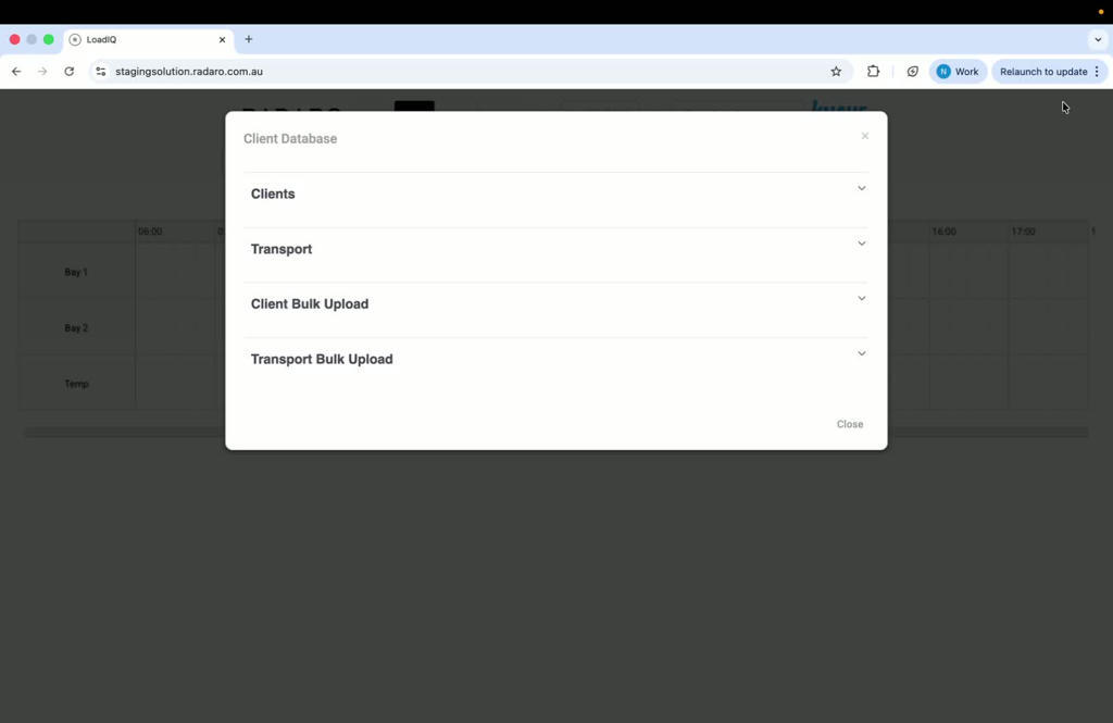 Creating New Clients in Load IQ for Individual and Bulk Uploads