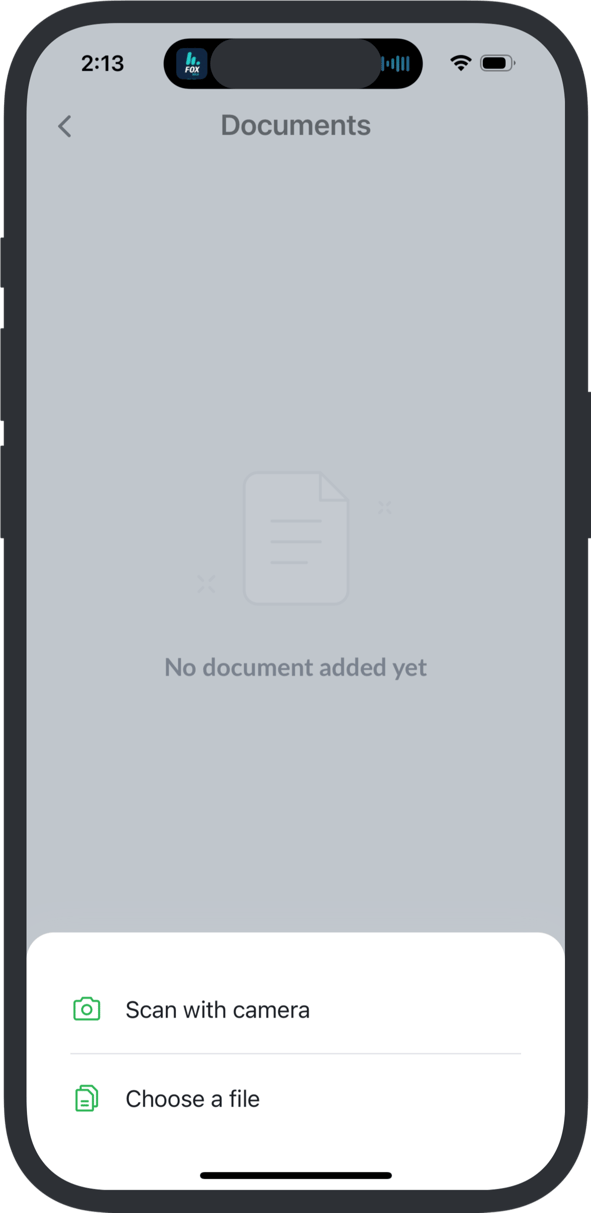 Document Scanning and/or Upload