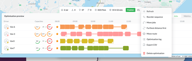 Manage Jobs