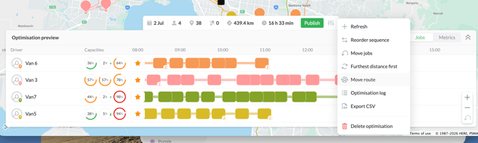 Move Full Route