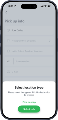 Pick up hub