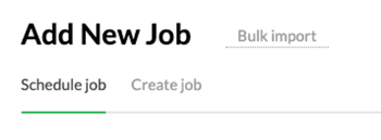 Adding Jobs in Radaro