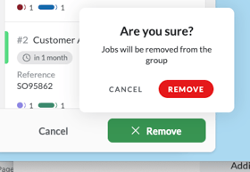 Job Removal Confirmation